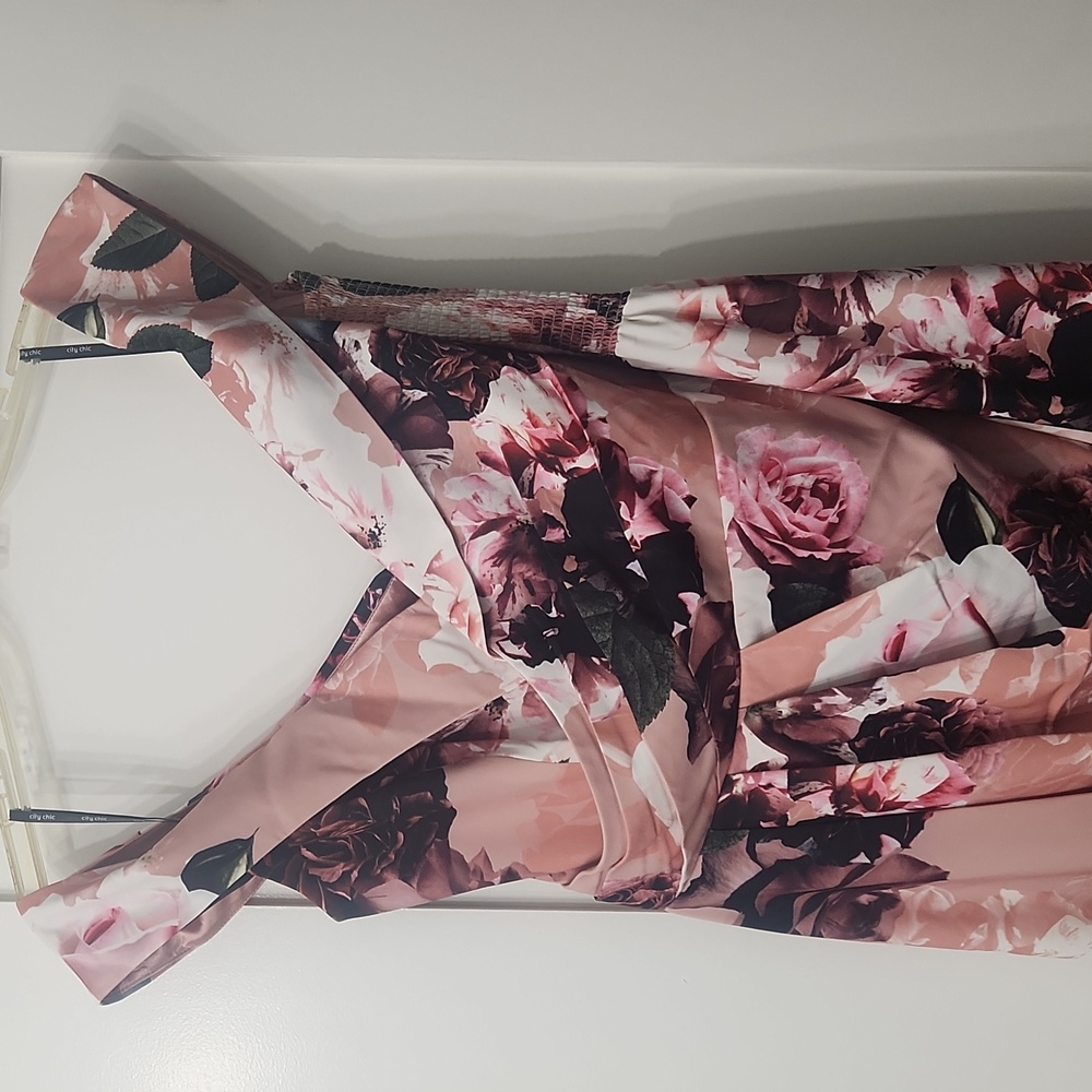 CITY CHIC Lost In Love Maxi Dress - rose - Picture 4 of 5